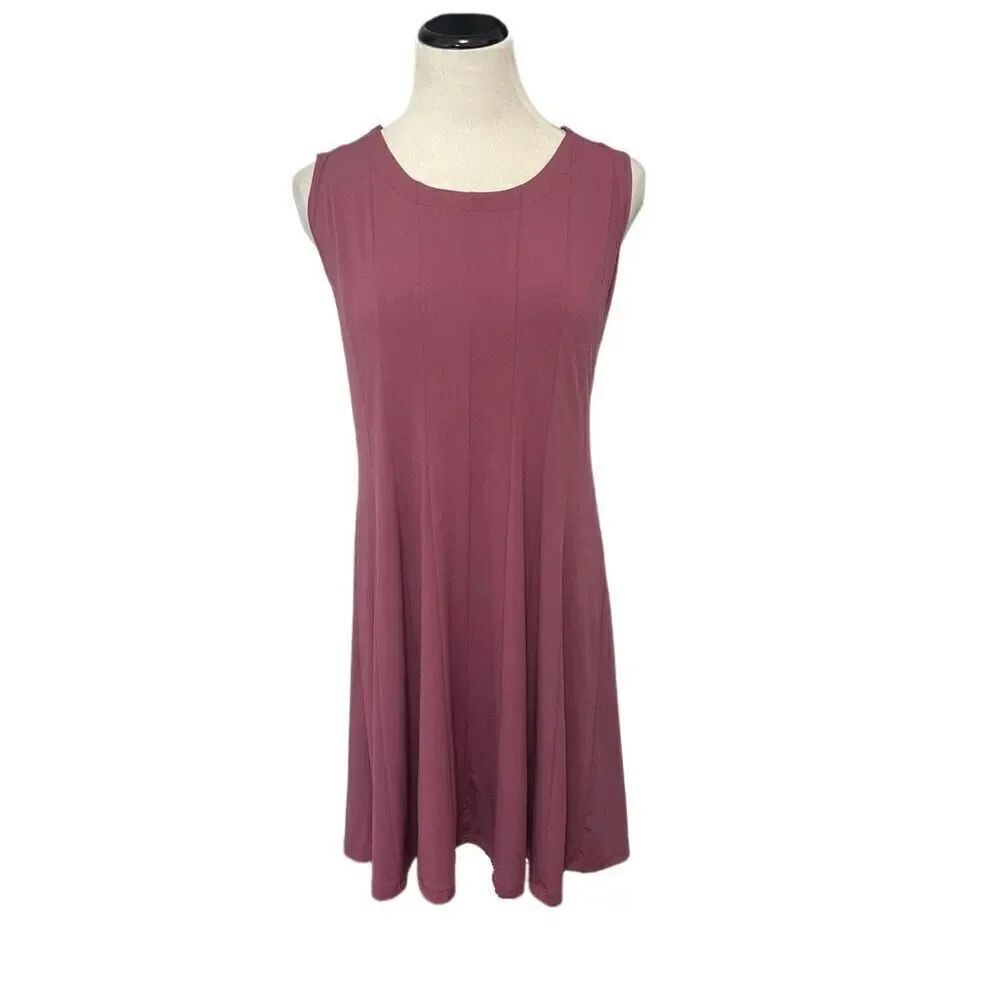 New! Coldwater Creek Sleeveless Pleated Dress Sz PM